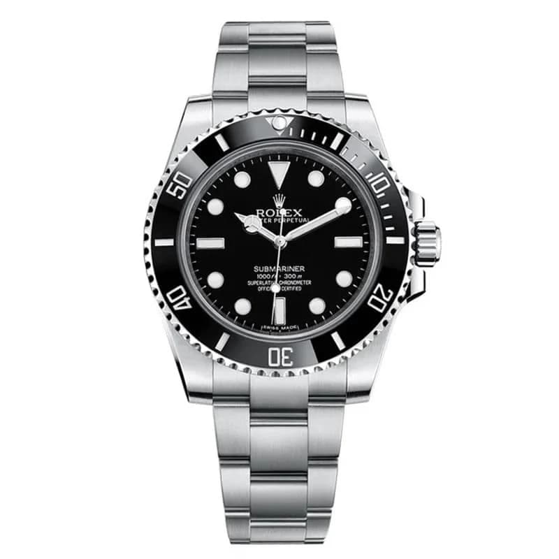 Submariner No-Date 40mm Stainless Steel / Black / Cerachrom
