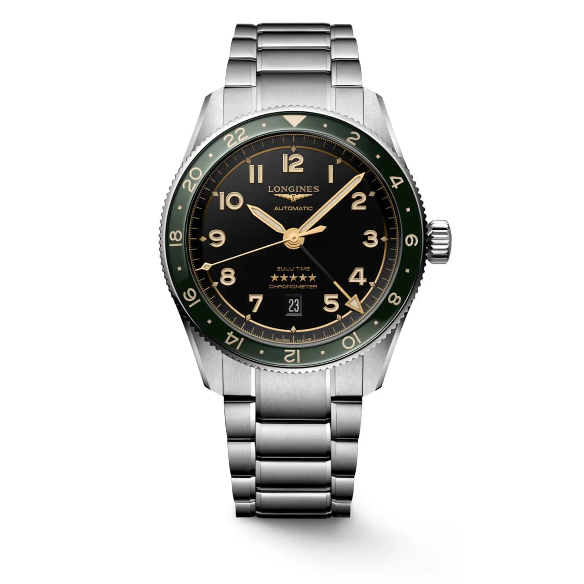 Spirit Zulu Time 42mm Anthracite / Grey Dial / Steel Bracelet