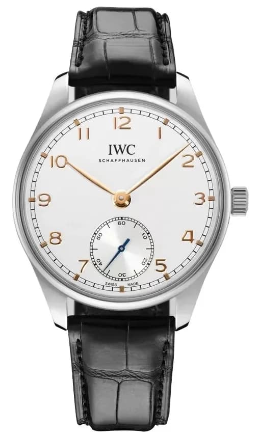 Portugieser Automatic 40 Silver Dial / Black Alligator Strap