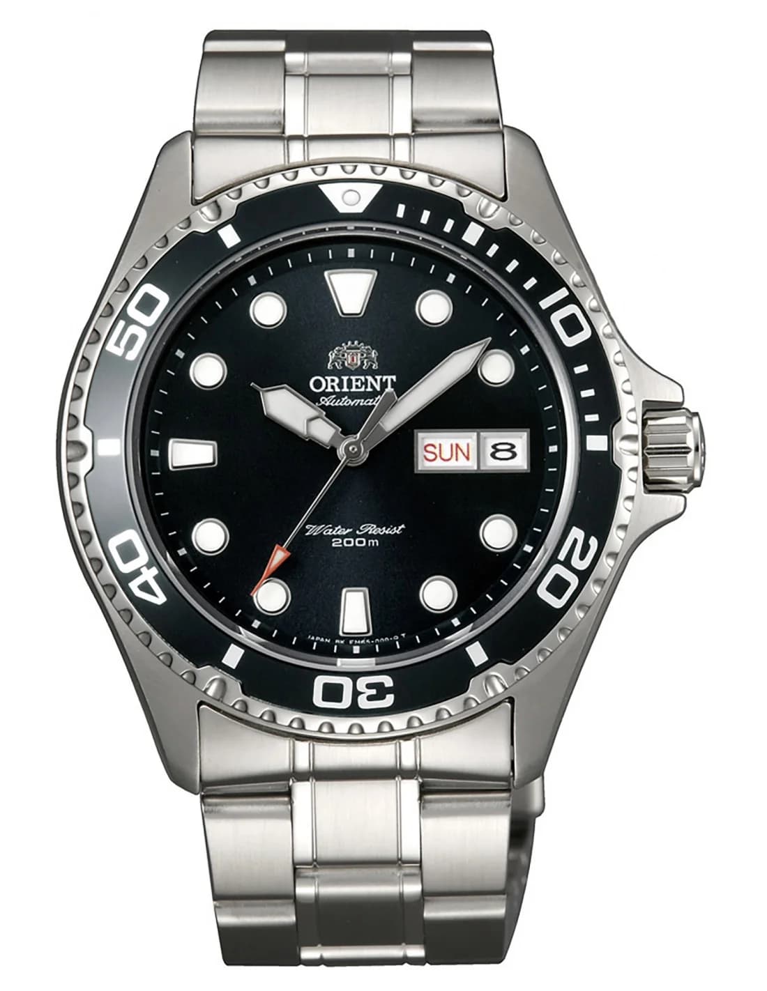 Orient Ray II / AA02 Diver 41.5mm Black Dial / Steel Bracelet