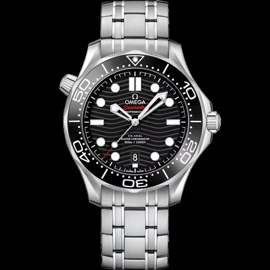 Seamaster Diver 300M 42mm Black Ceramic Dial / Steel Bracelet